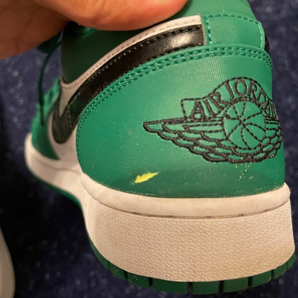 Nike Jordan 1 Low Pine Green (Used, Size 12) - Picture 6 of 6
